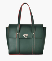 Army green satchel bag